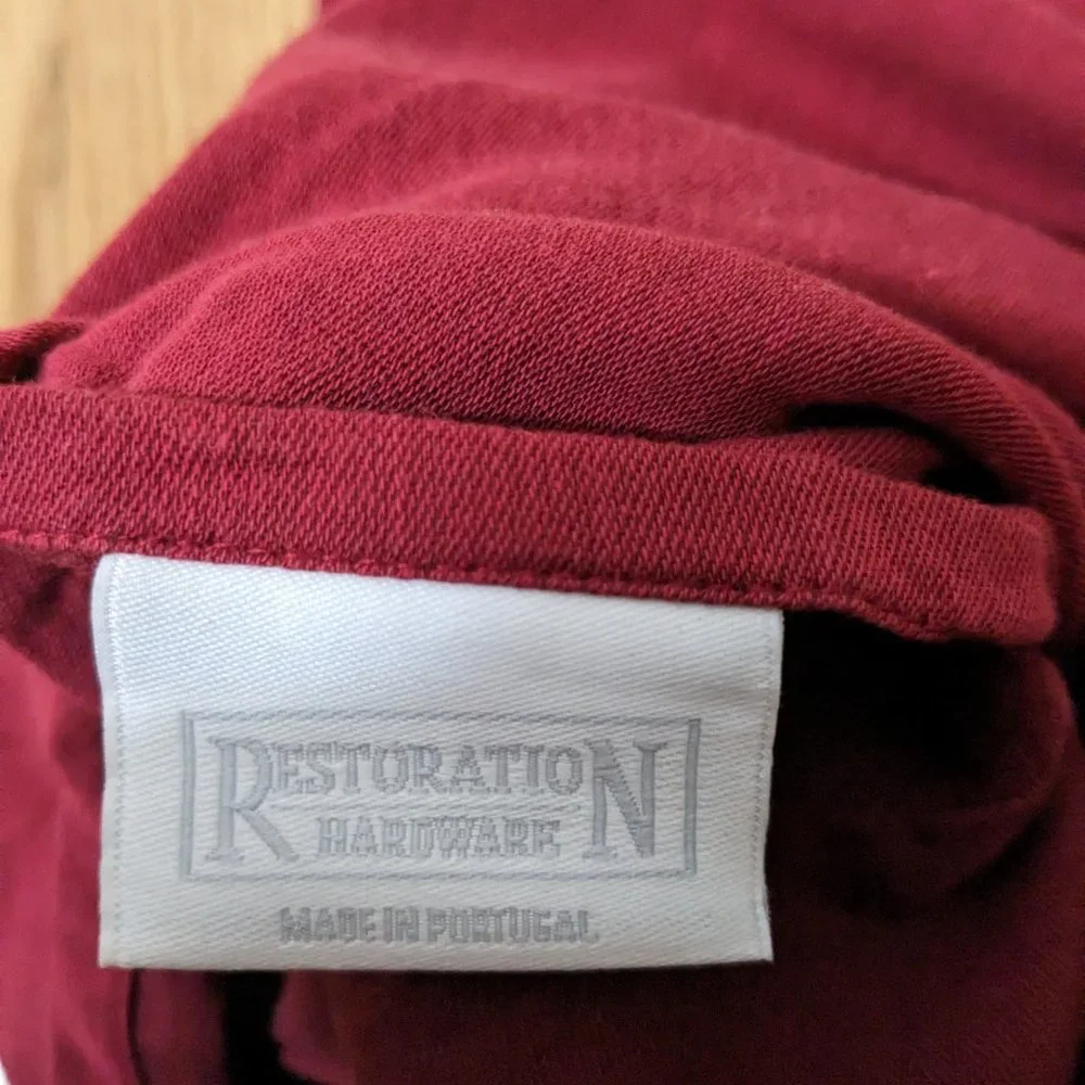 Restoration hardware small decorative pillow case